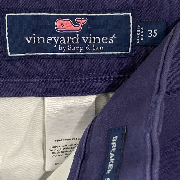 Vineyard Vines Men’s 7” Pieced Stretch Breaker Shorts Size 35 - Picture 5 of 8